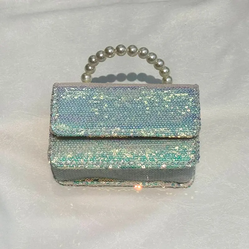 Berry Bags Crossbody Purse Shining Rectangle 1811 - Blue
