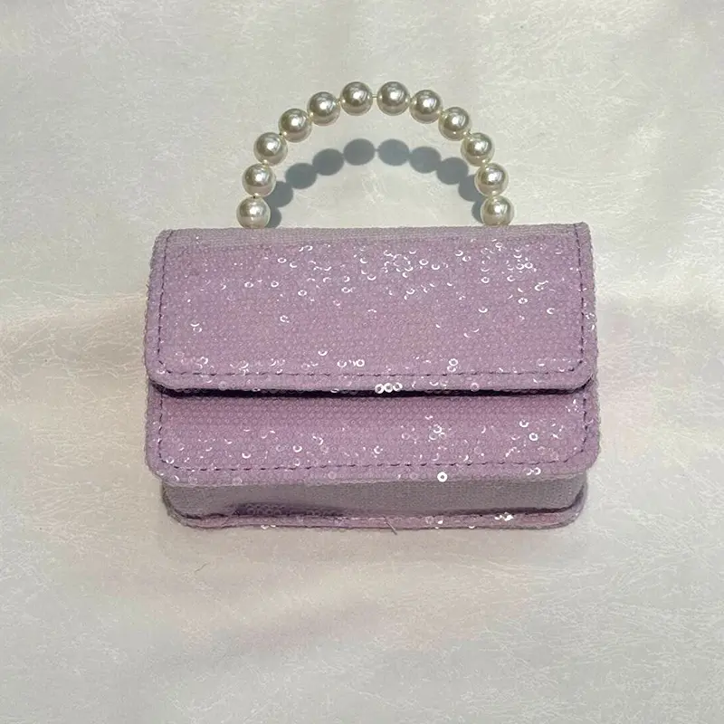 Berry Bags Crossbody Purse Shining Rectangle 1814 - Purple