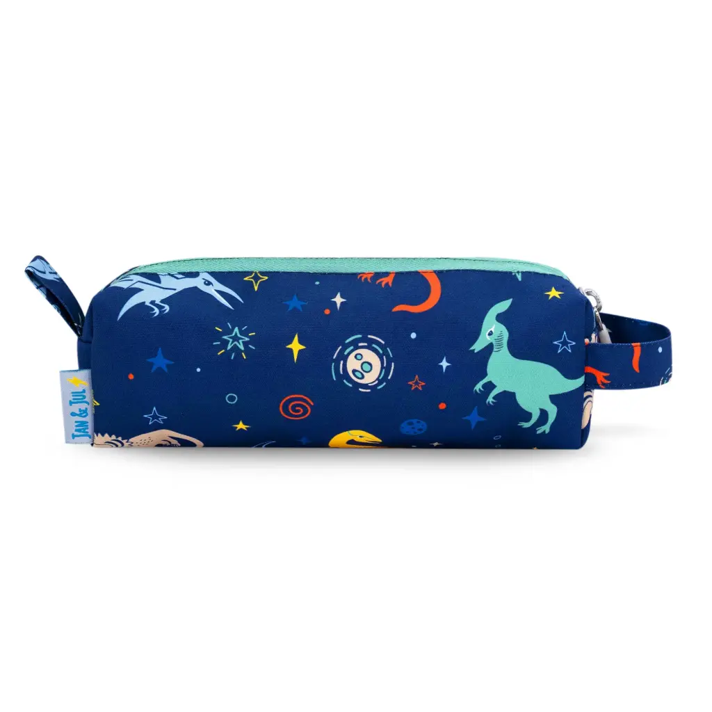 Jan & Jul Pencil Case - Space Dinos