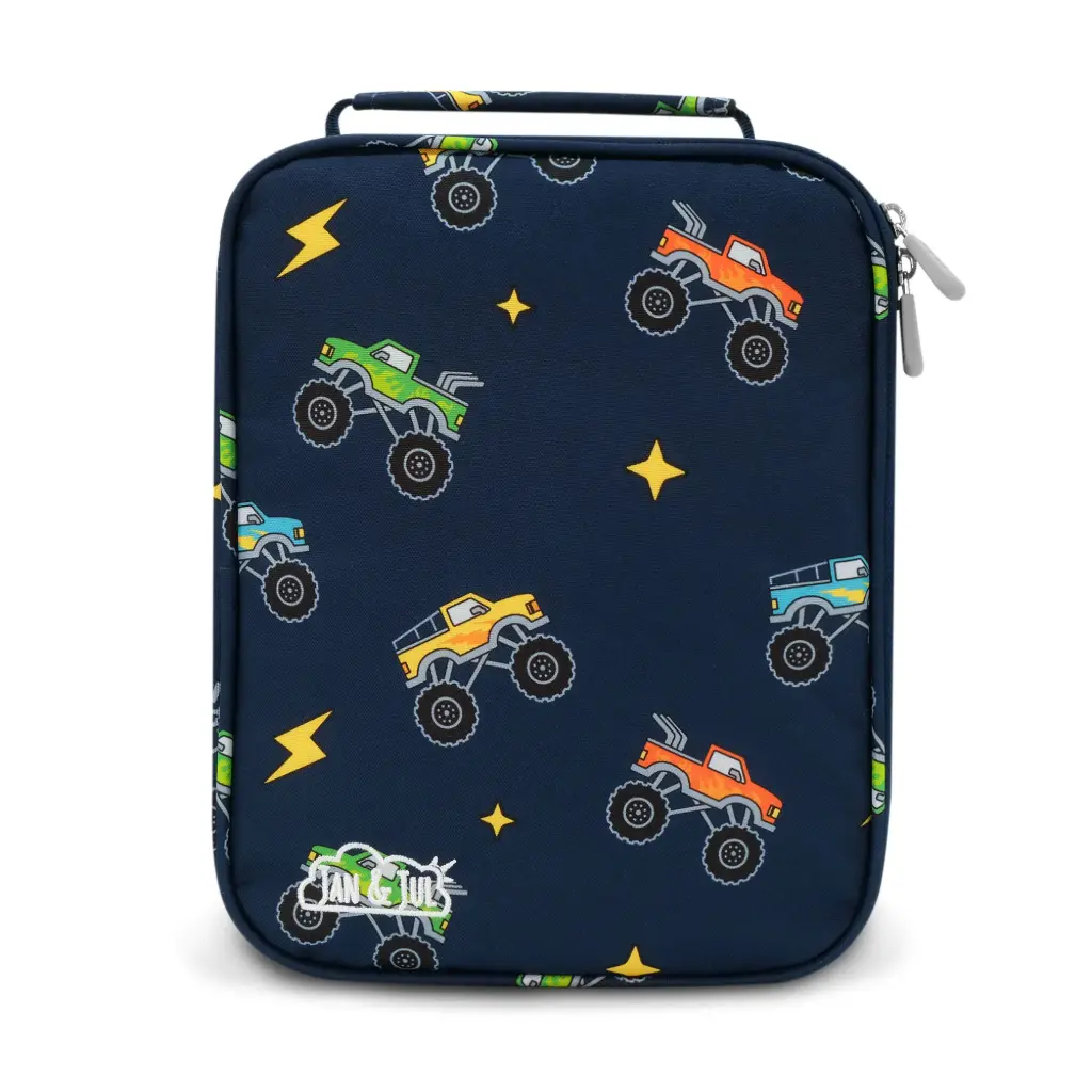 Jan & Jul Lunch Bag - Big Trucks