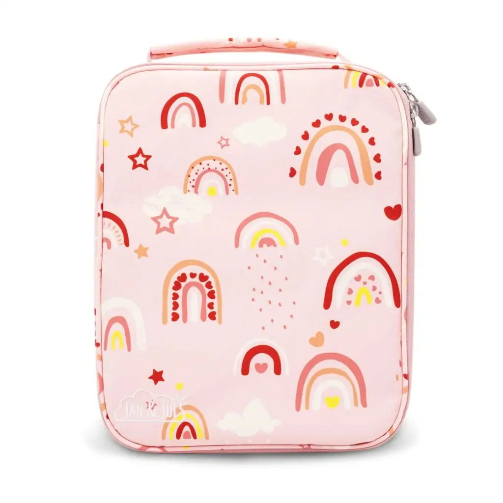 Jan & Jul Lunch Bag - Pink Rainbow