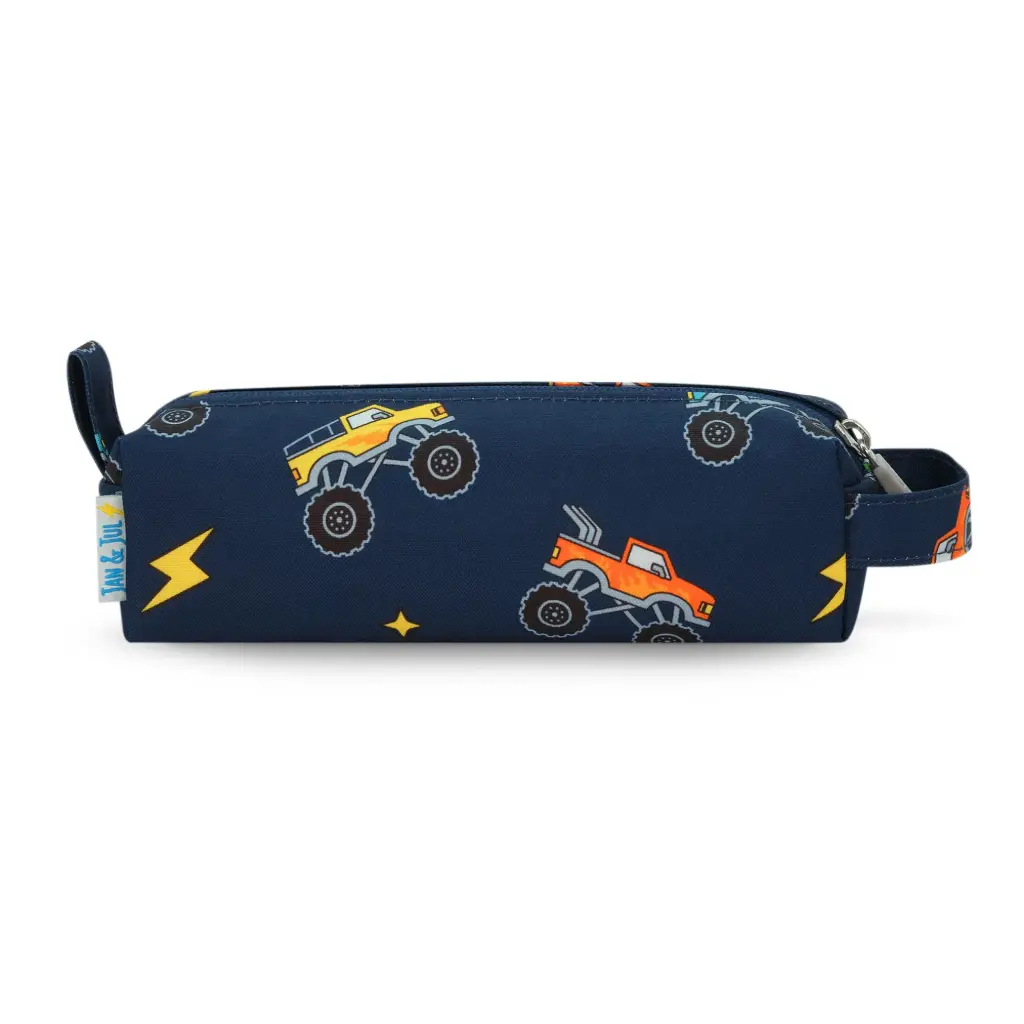 Jan & Jul Pencil Case - Big Trucks