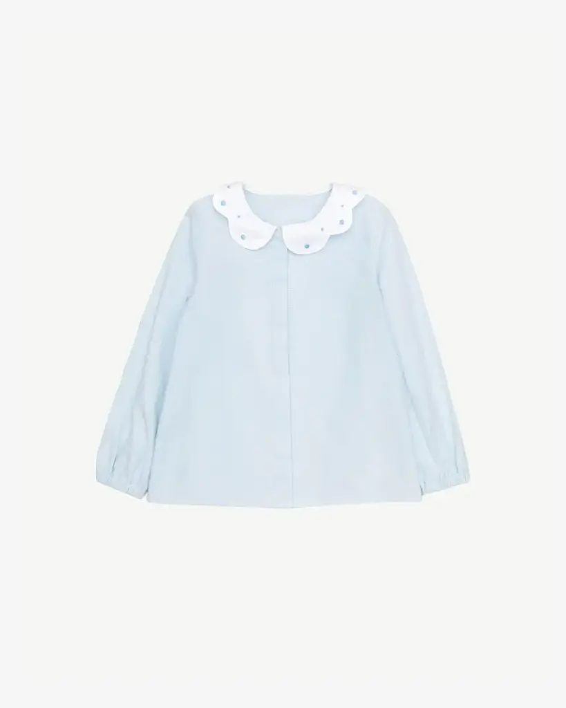 Blara Organic House Sweet Girl Shirt - Blue