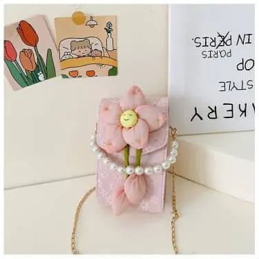 Berry Bags Crossbody Purse Smile Daisy 1002 - Pink