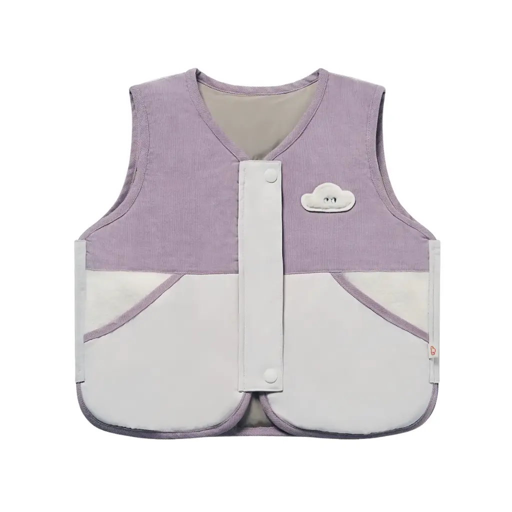 Petite Revery Recycled Polyester + Corduroy Down Vest (18-24M)