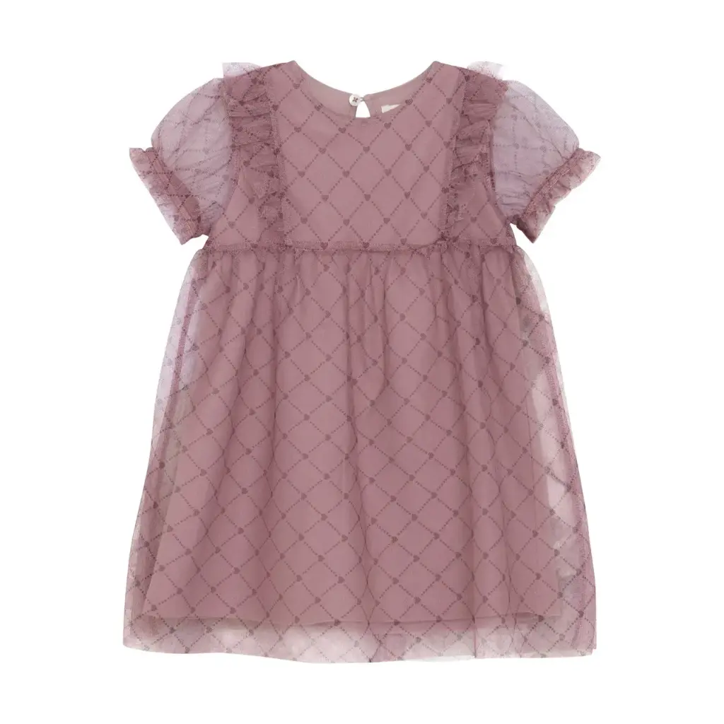 ROBO Creamie Infant/kid Girl Dress Heart Mesh 840871 4200 (12M)
