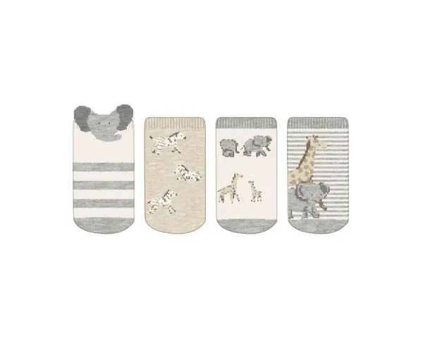 Mayoral Socks 4pc Set 9921 - Oat (0M)