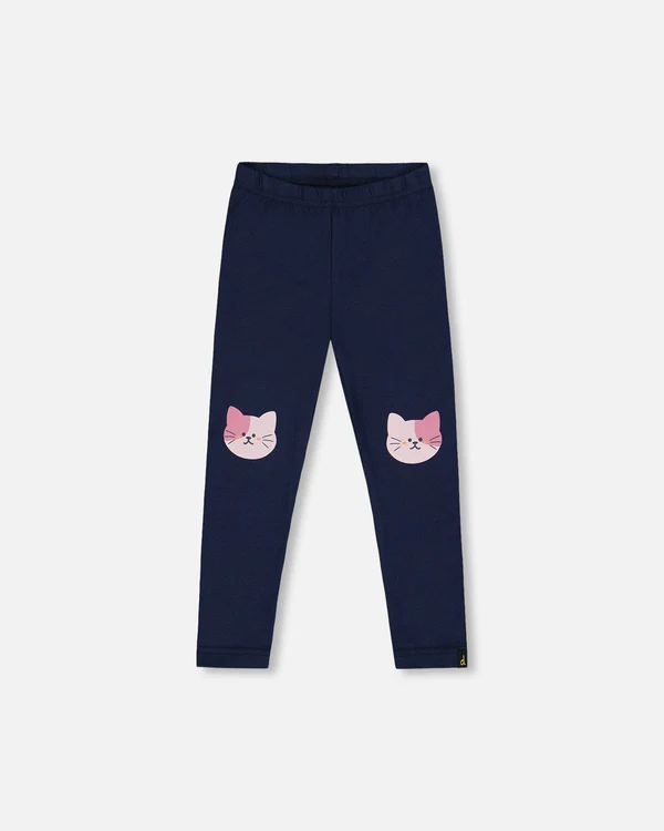 Deux Par Deux Legging 499 - Black Iris (12M)