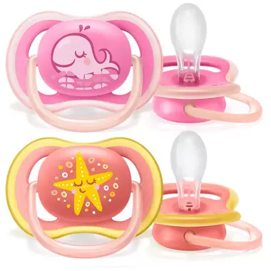 Philips Avent Ultra Air Pacifier Whale + Starfish 6-18M