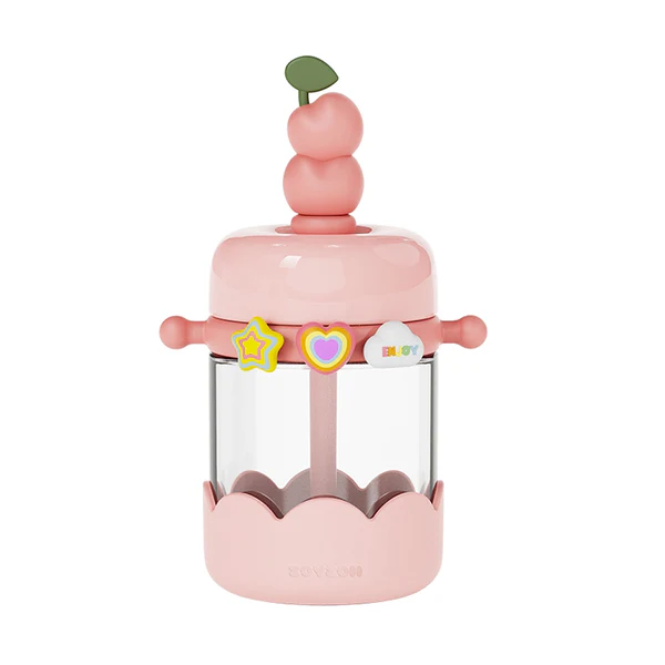 Zoy Zoii Tritan™ Drink Bottle 400ml - Cherry