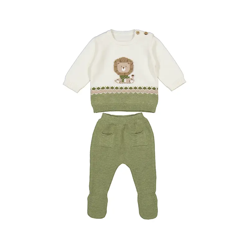 Mayoral Knit Leg Warmer Set 2563 - Green