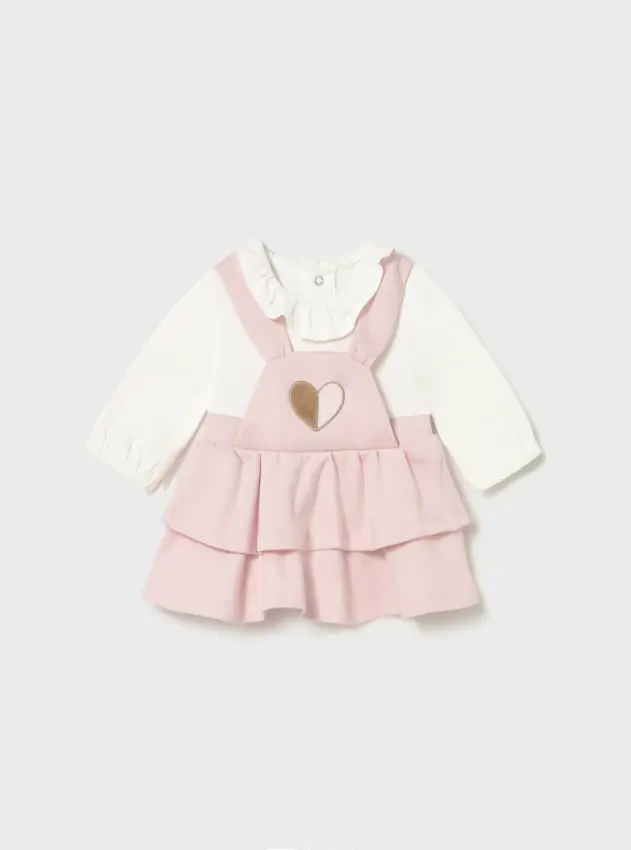 Mayoral  Dungaree Skirt 2801 - Baby Rose