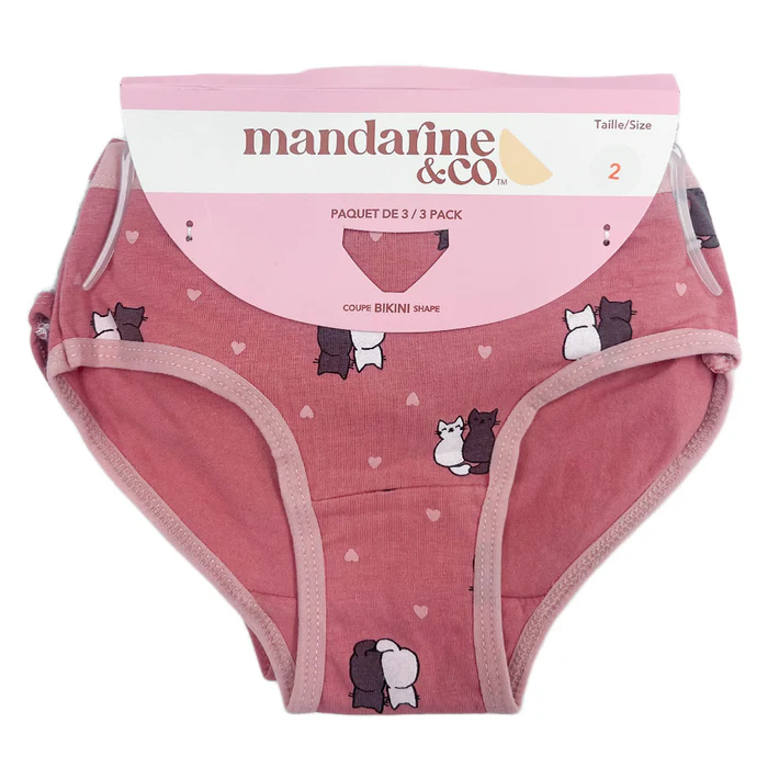 Mandarine & Co Underwear 5876 - Mauve Glow Cat (2Y)