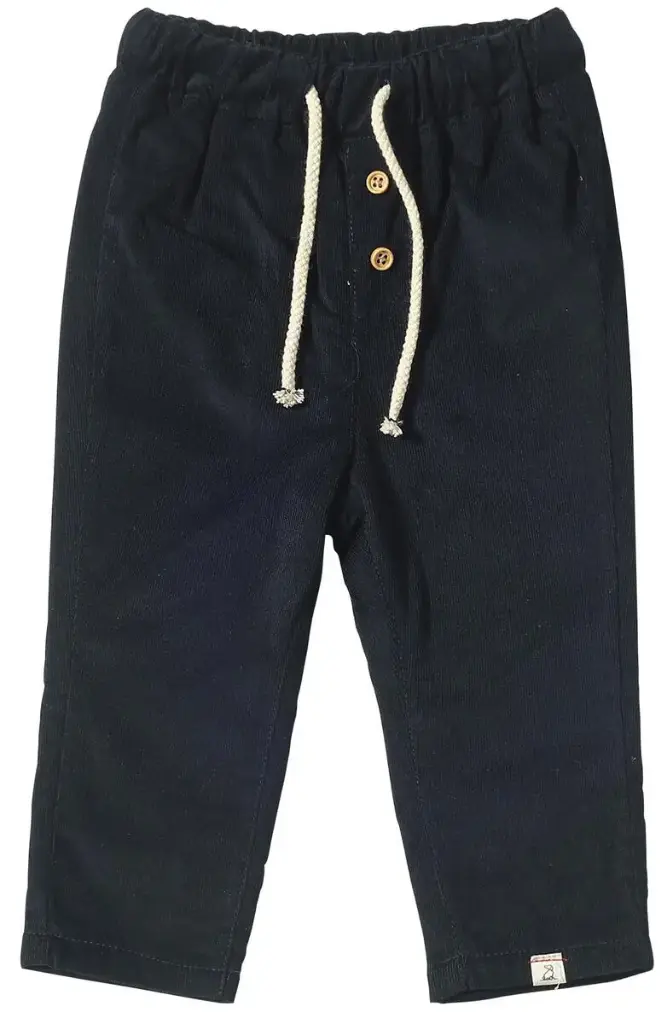 ME & Henry Linear Lined Cords HB1333B - Black (0-3M)