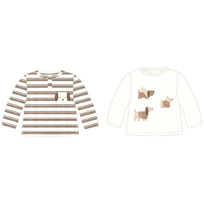 Mayoral T-shirts 2057 - Cream