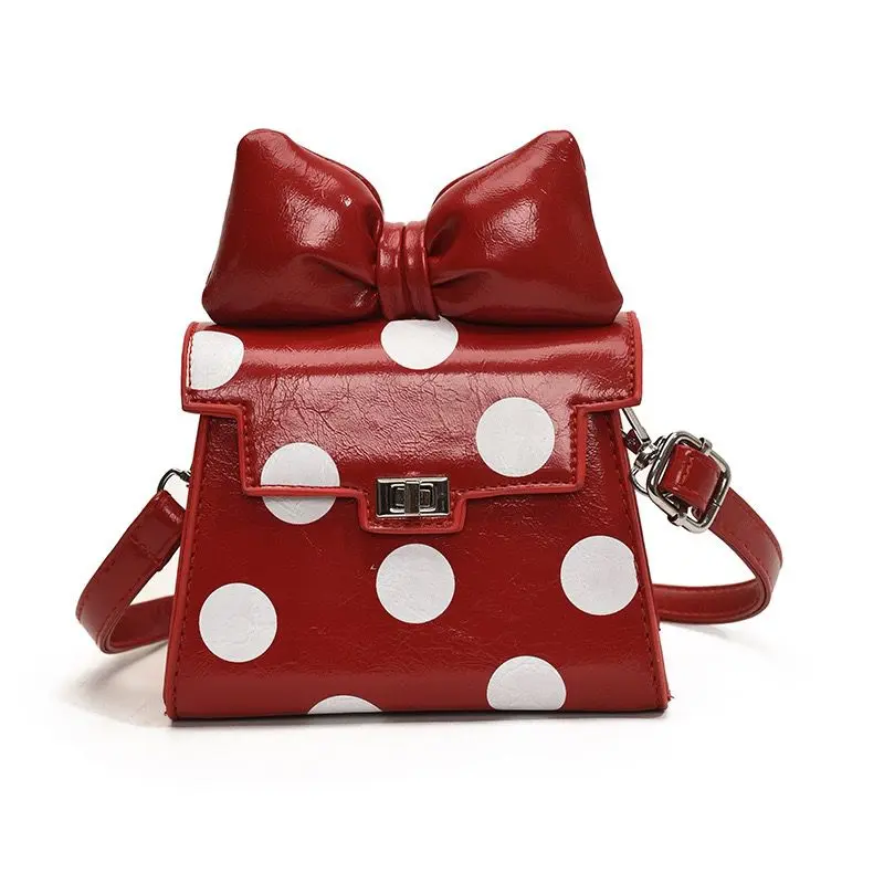 Berry Bags Crossbody Purse Spot With Bow 2051- Red