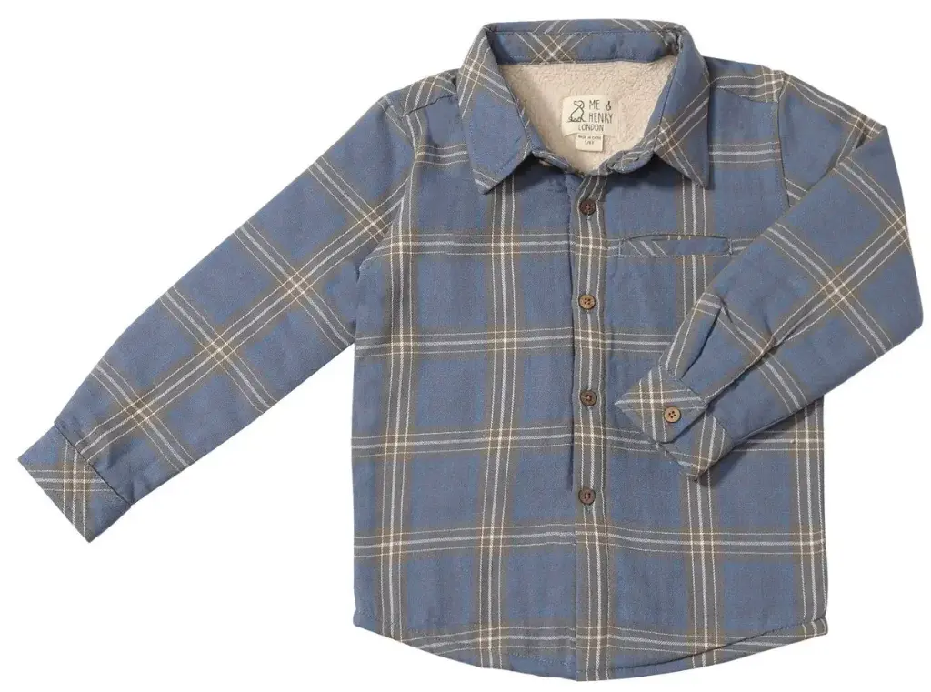 Me & Henry Sherpa Lined Shirt HB1690b (0-3M)