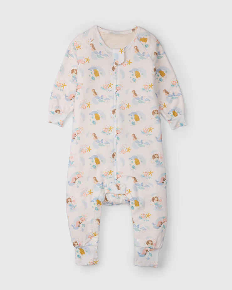 Loulou Lollipop Sleepsuit 1.0 Tog - Mermaids (6-18M)