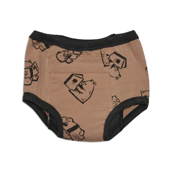 Silkberry Baby Training Pants WF4460 Bamboo (Story Book Bear Print) (18-24M)