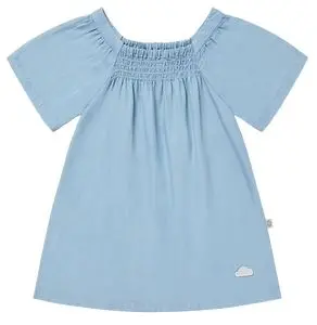 Petite Revery Dress - Chambray Denim (18-24M)