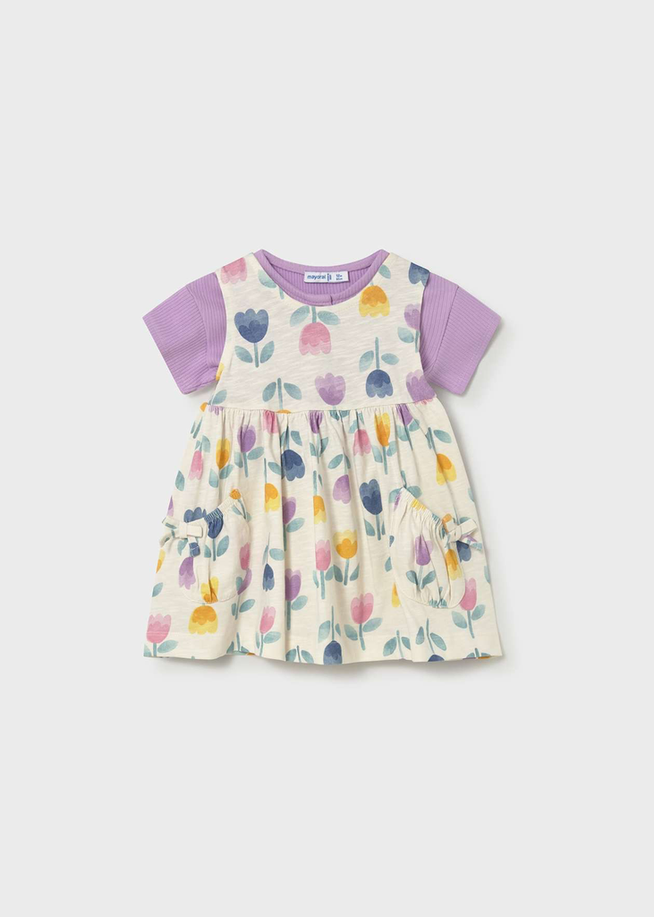 Mayoral  Dress Set 1922 - Purple (6M)