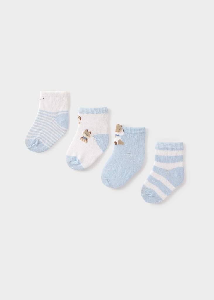 Mayoral Socks 6pc Set 9054 - Blue (0M)