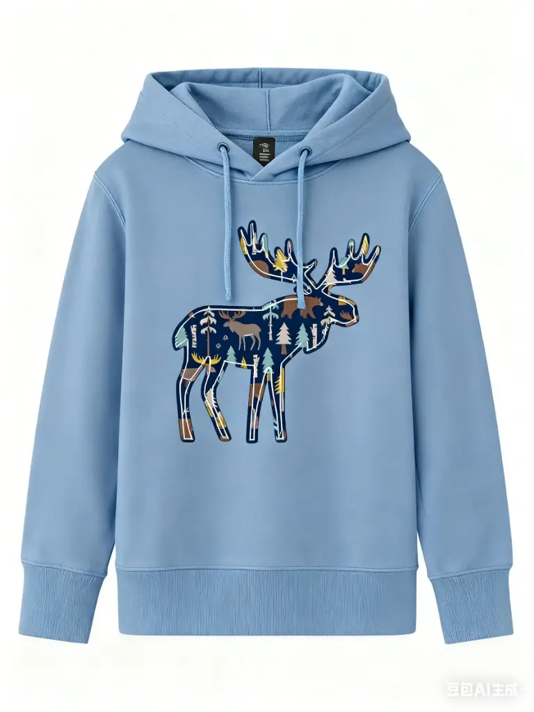 Attraction Hooded Sweater Moose - Deinm