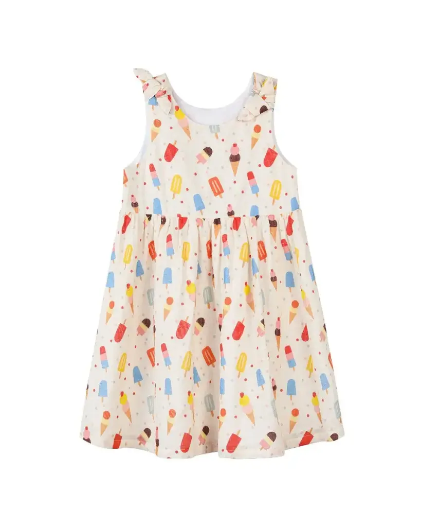 Vignette Dress (V1712C) - Popsicle (12-18M)
