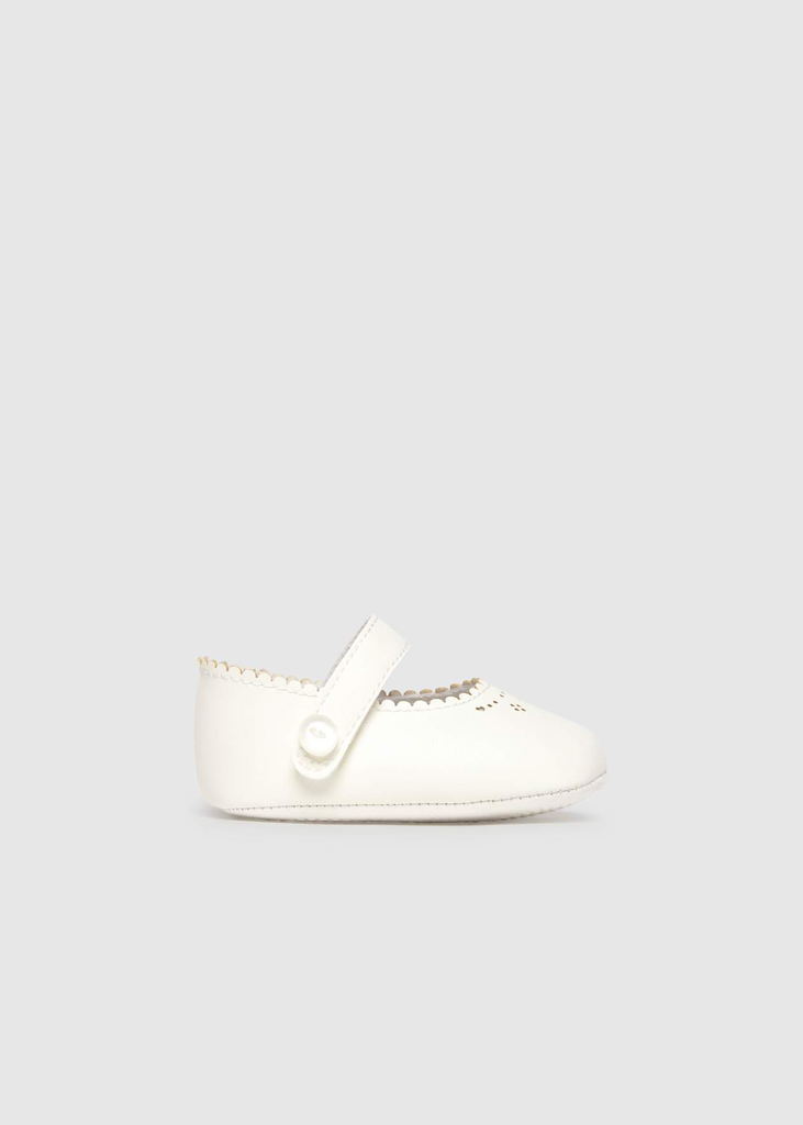 Mayoral Baby Shoes Dressy Mary Jane 9092 - White (15)