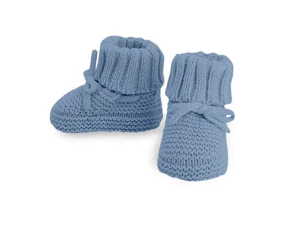 Mayoral Knit Booties 9098 - Blue
