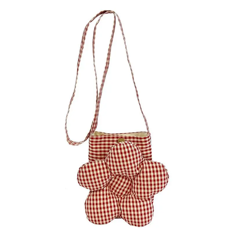 Berry Bags Crossbody Purse Flower 3654 - Red