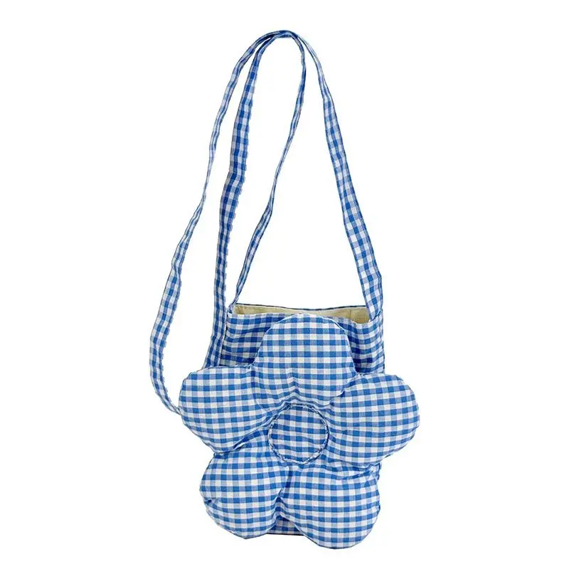 Berry Bags Crossbody Purse Flower 3655 - Blue