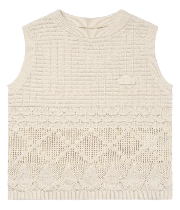 Petite Revery Knit Vest - Jet Stream (18-24M)
