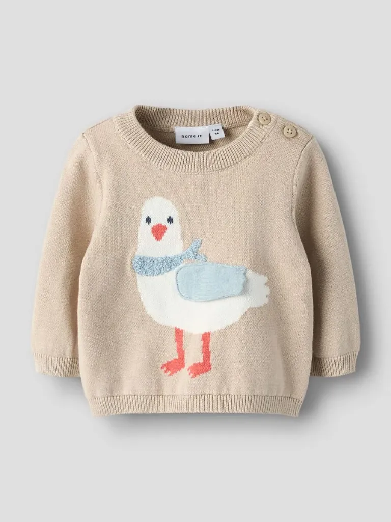 Name It Sweater Chateau Gray (NB)