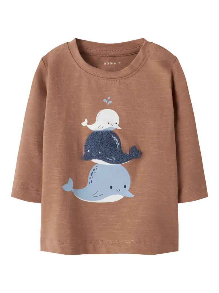 Name It T-Shirt Mocha Mousse (NB)