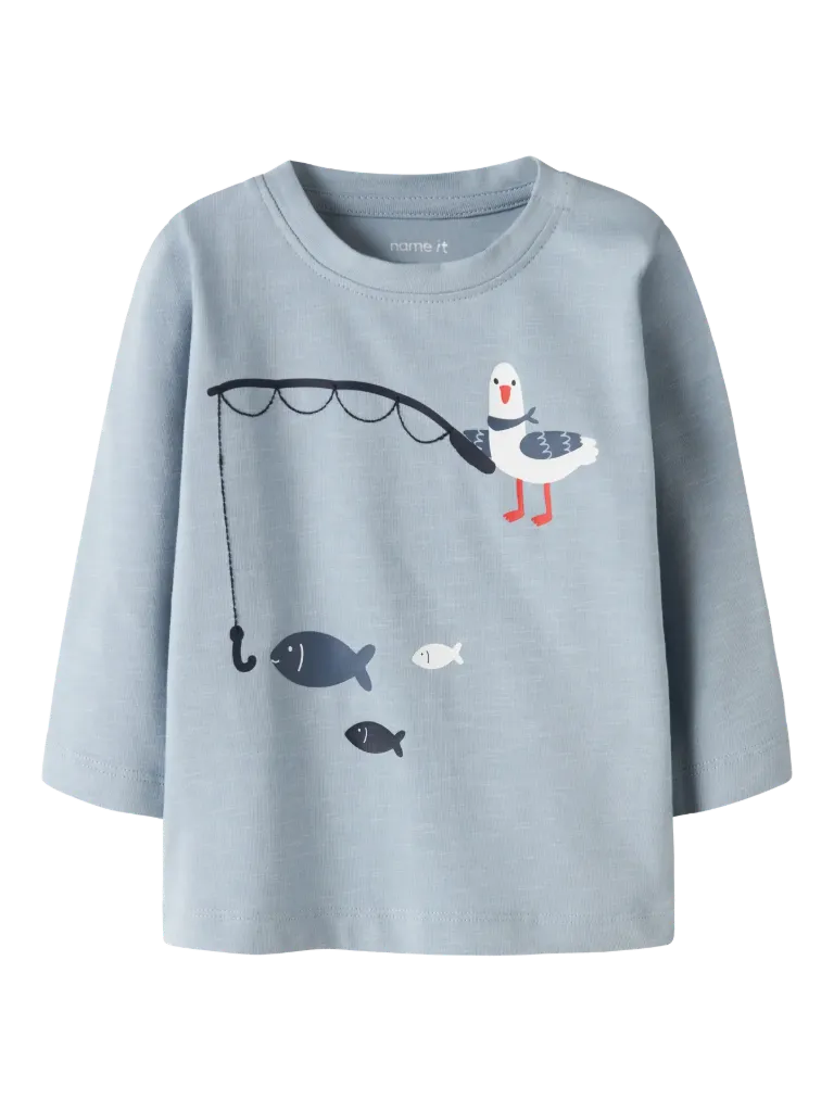 Name It T-Shirt Blue Fog (NB)