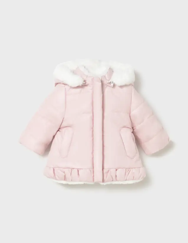 Mayoral  Reversible Coat  2404 - Baby Rose (NB)