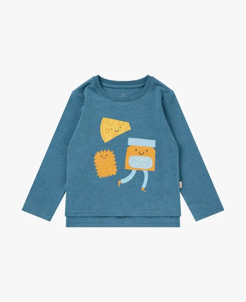 Petite Revery FW Long Sleeve Tee  - Oceanview (12-18M)