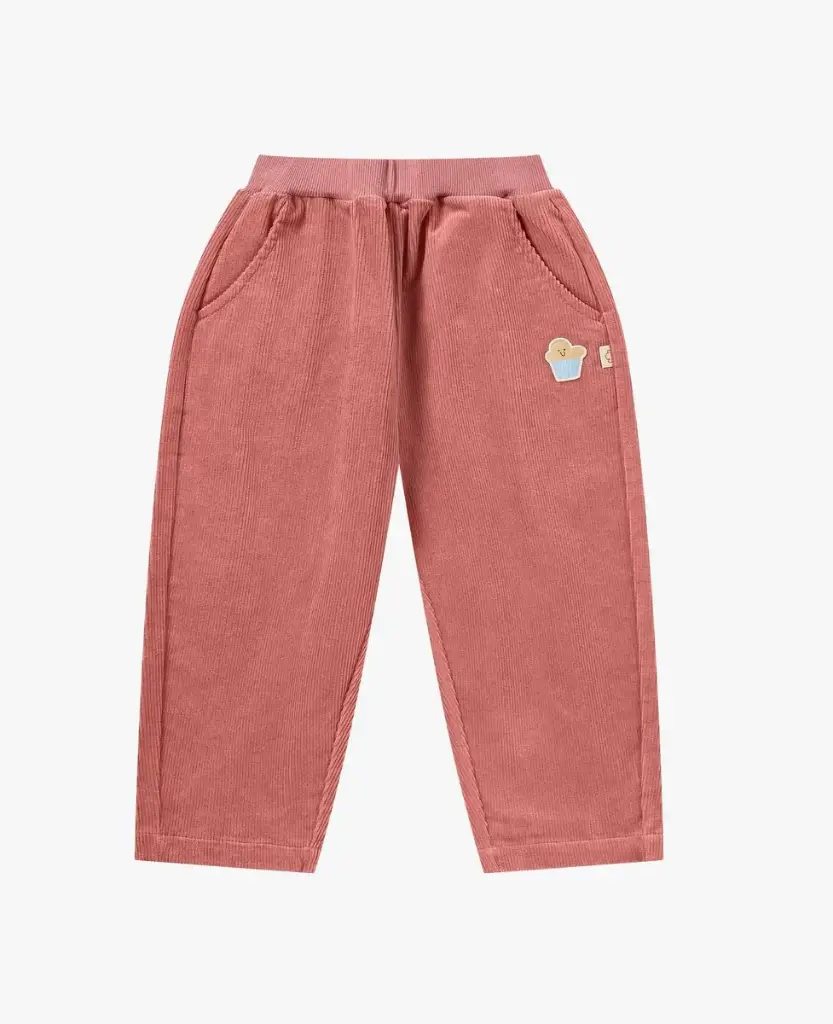 Petite Revery FW Corduroy Pants - Old Rose (12-18M)