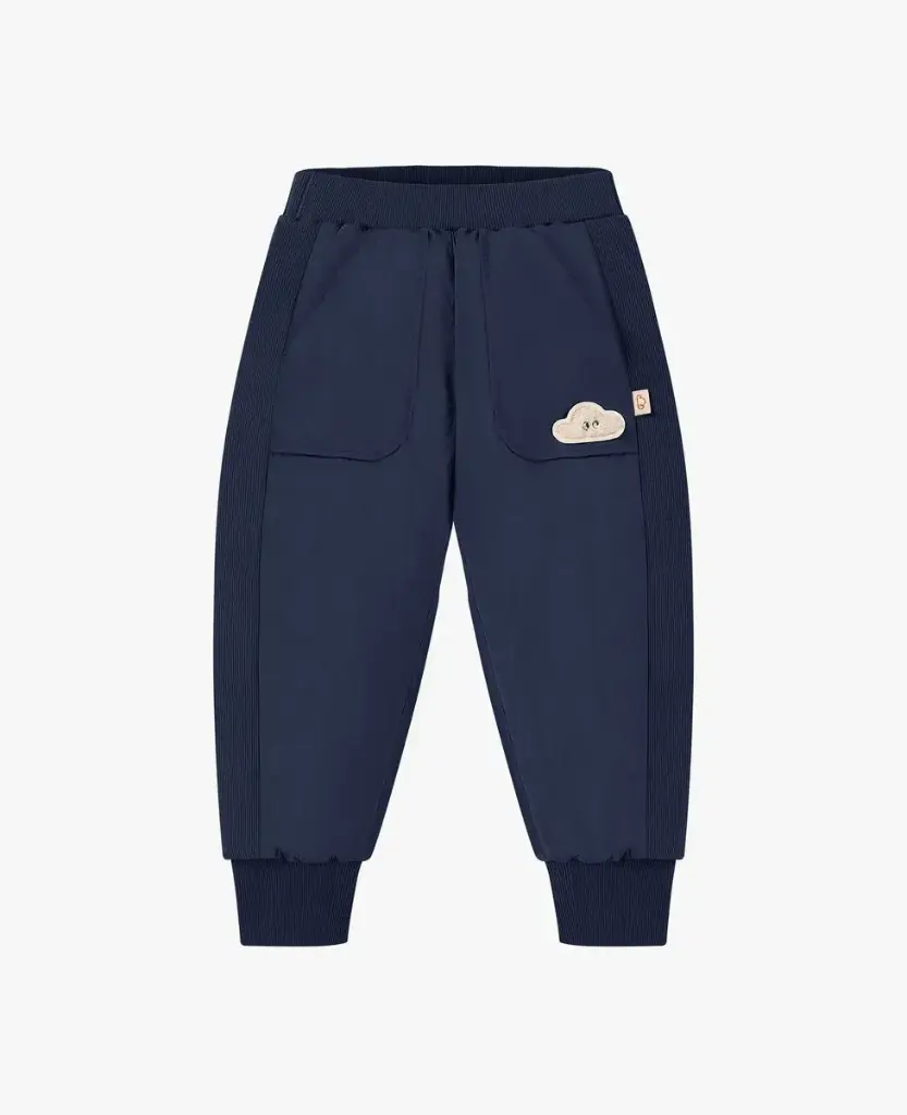 Petite Revery FW Recycled Nylon Pants - Blueberry (12-18M)