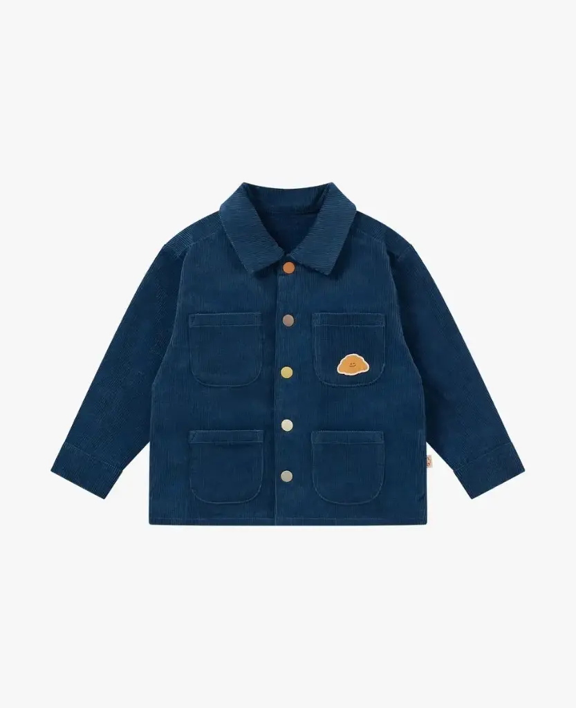 Petite Revery FW Corduroy Shacket - Sea Blue (12-18 M)
