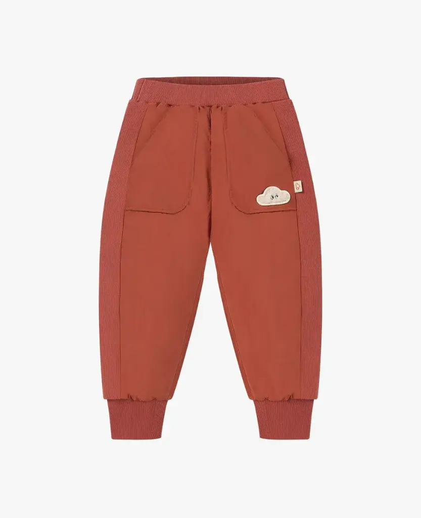 Petite Revery FW Recycled Nylon Pants - Redwood Burl (12-18M)
