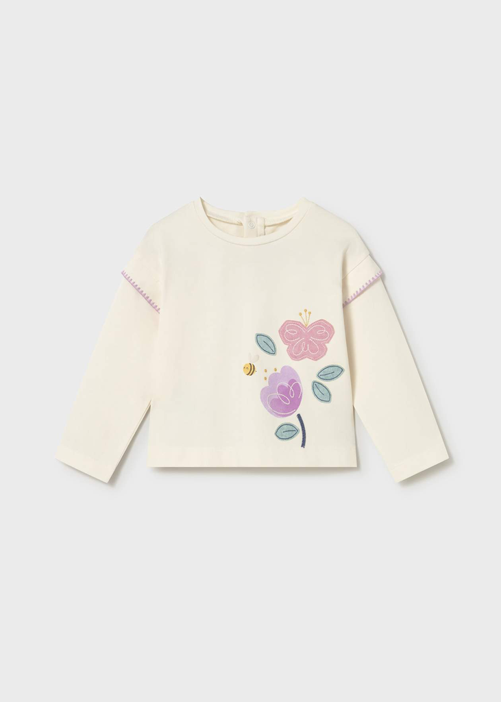 Mayoral Long Sleeve T-Shirt 1088 - Tulip (6M)