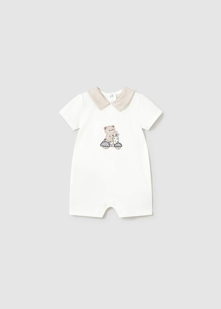 Mayoral Bodysuit 1pc 1715 - 92 Natural Bear White (0-1M)