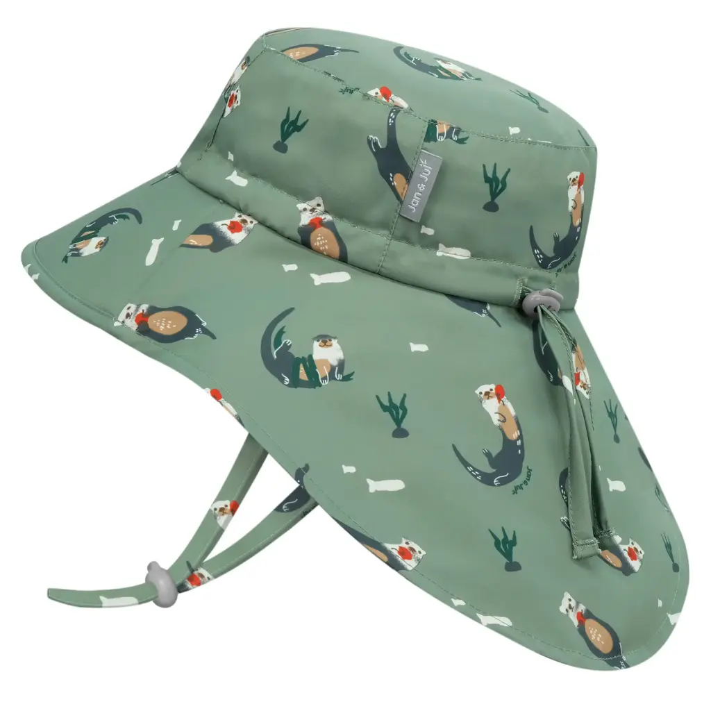 Jan & Jul Aqua Dry Adventure Hat - Otter (S 0-6m)