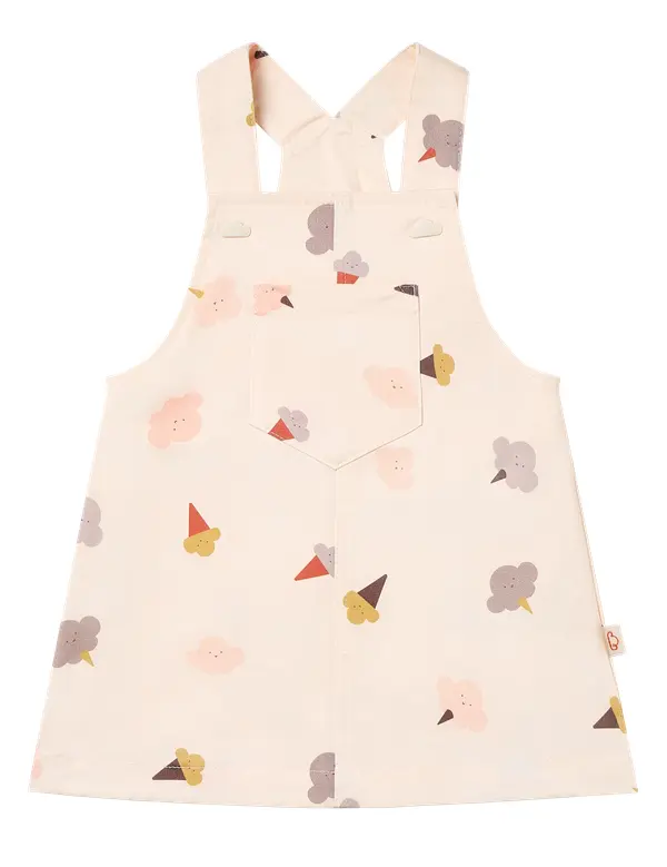 Petite Revery Dress Overalls - Dessert Sky (12-18M)