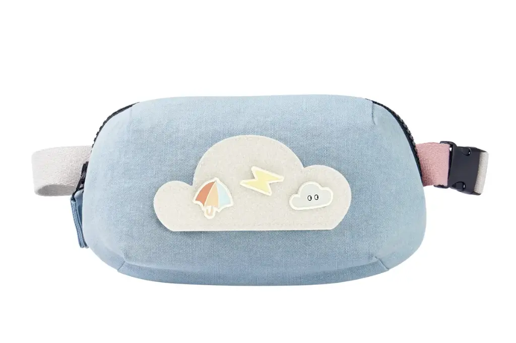 Petite Revery Cotton Denim Bumbag - Dusk Blue