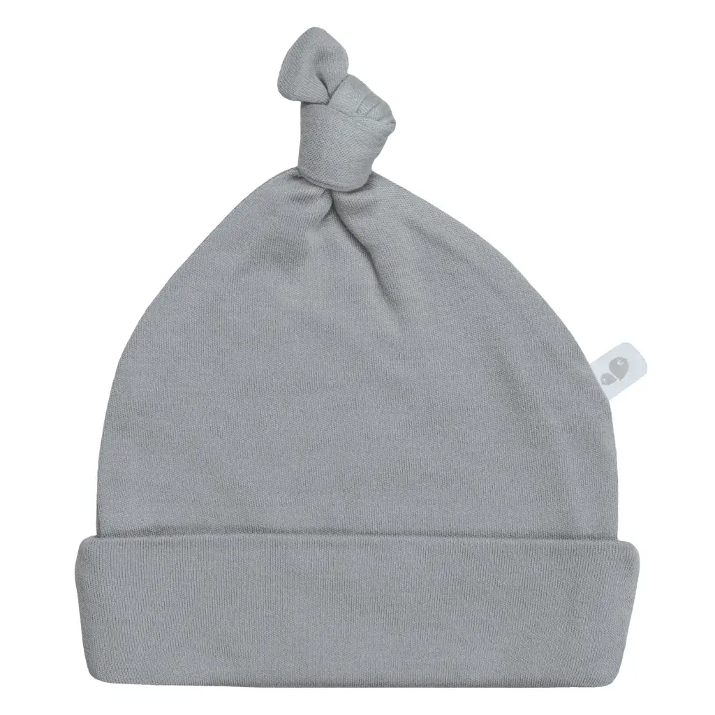 Perlimpinpin Bamboo Knotted Hat - Pebble