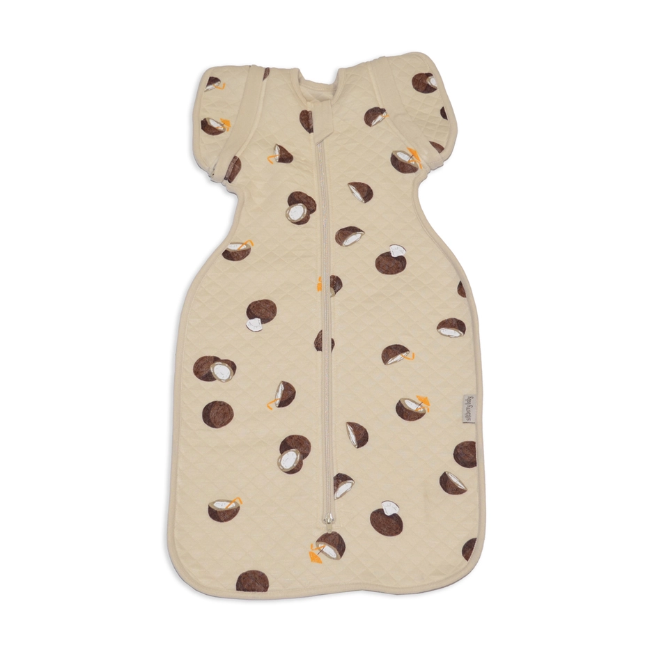 Silkberry Baby Bamboo Newborn Cocoon Sack 1Tog - Coconut Print