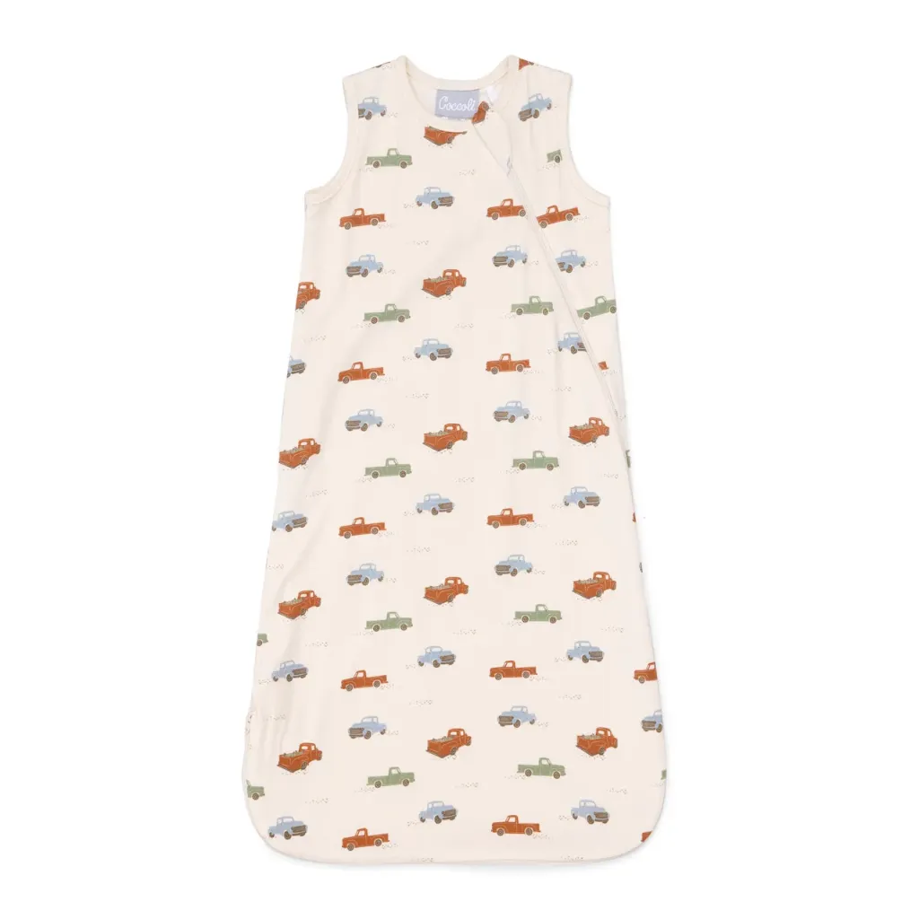 ROBO Coccoli  Sleep Sack ATM6031 - Trucks on Whisper (0.5 Tog) (0-9M)